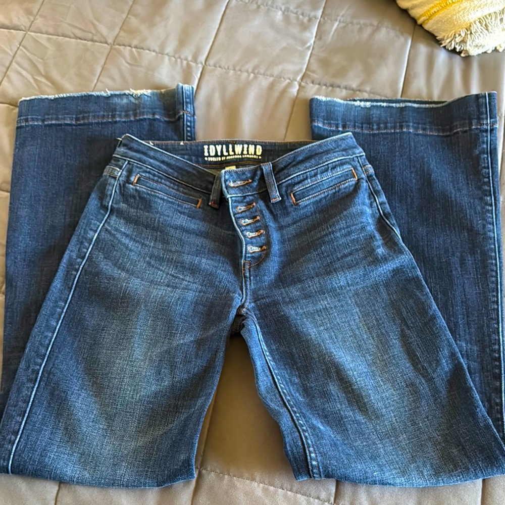 Idyllwind Blue Boyfriend Jeans with classic wide leg